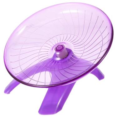 Imagem de POPETPOP Roda de corrida para hamster, rato, pires voadores, roda silenciosa, roda de ouriço, rodas de hamster, porquinhos-da-índia, roda, roda, roda, chinchila, cão, esportes, para girar disco de