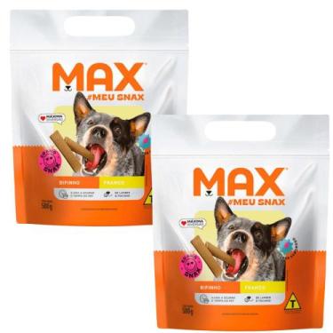 Imagem de Petisco Bifinho Max para Cães Adultos Sabor Frango 500g 2UN - Max Tota