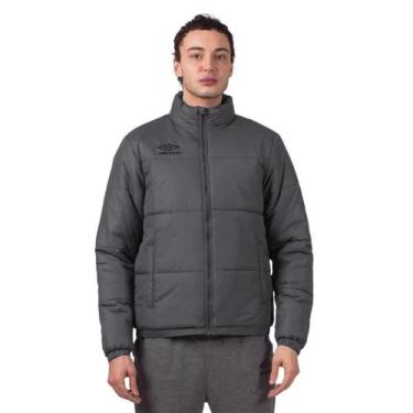 Imagem de Parka Cinza Umbro Basic Diamond Masculina, Cinza, P, Masculino