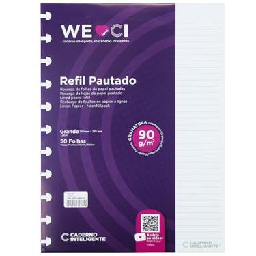 Imagem de Bloco refil grande pautado 90g com 50 folhas Cirg4003 Caderno Inteligente