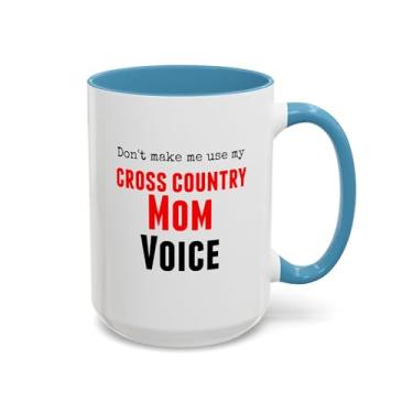 Imagem de Caneca de café Cross Country Mom - presente para corredores, entusiastas de esportes, mães, amantes de fitness, equipes de cross country