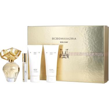 Imagem de Perfume Feminino Max Azria Bcbgmaxazria Bon Chic EDP Spray 100 Ml&Loção Corporal Gel Banho Rollerball 10 Mini