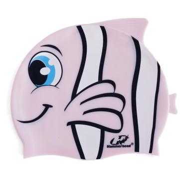 Imagem de Touca Silicone Animal Kids, Infantil, Hammerhead, Peixinho Rosa, Único