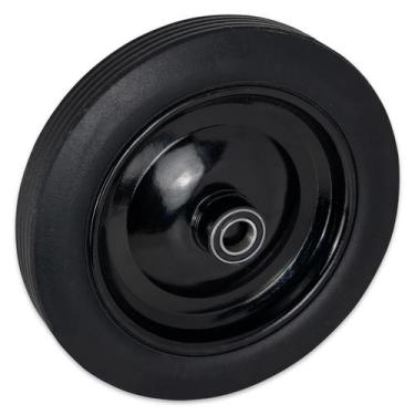 Imagem de Roda Maciça 12" P/Carrinho De Mão - Eixo 1" - Rayco, Roda Maciça Carri