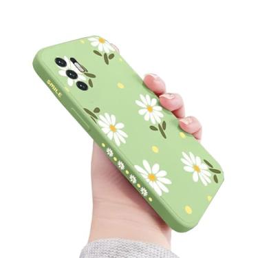 Imagem de Sunswim Capa para Galaxy Note 10 Plus, linda estampa de margarida, proteção completa para lentes de câmera, à prova de choque, TPU (poliuretano termoplástico), capa protetora de silicone líquido para