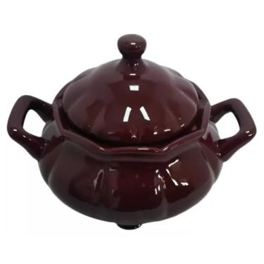 Imagem de Sopeira De Porcelana/Cerâmica Florida (MARROM) - Oferta