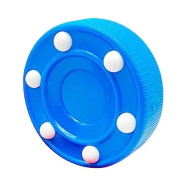 Imagem de oshhni Hóquei Puck Training Aid Aid multifunction Hockey Tool Floor Treinamento Rolo de gelo para atividades ao ar livre Ginásio para iniciantes, Azul