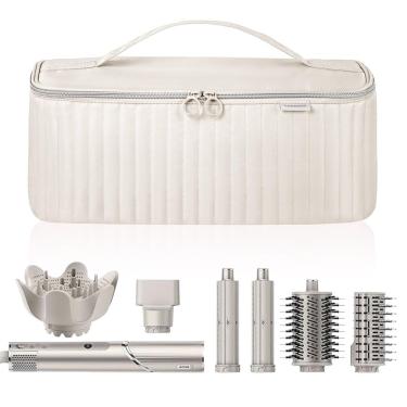 Imagem de Estojo de transporte de viagem Lexeeco para secador de cabelo Shark Flexstyle Dyson Airwrap Brush