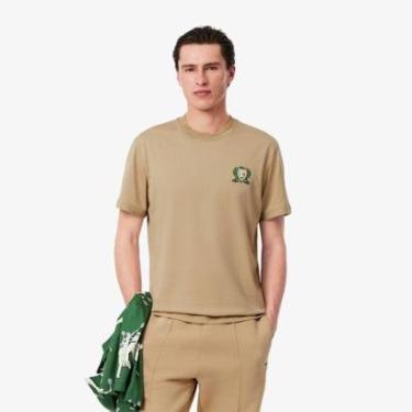 Imagem de Camiseta Lacoste Com Emblema Bordado Fabricada Na França-Masculino