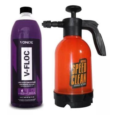 Imagem de Bomba pulverizadora manual 2litro kers shampoo v-floc vonixx - marca, 