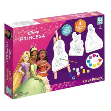 Imagem de Nig Brinquedos Kit de Pintura Infantil Disney Princesas