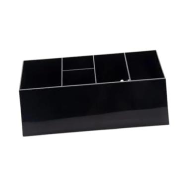 Imagem de Kokiya Porta de tesoura de barbeiro, porta -tesoura, organizador de ferramentas de cabeleireiro de salão, tesouras de cabeleireiro representam pentes, Preto