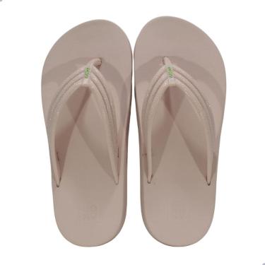 Imagem de Tamanco Feminino Flatform de dedo Nude Zaxy Easy