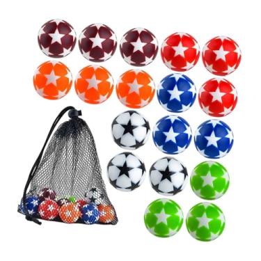 Imagem de Dynwave Bolas de pebolim para jogos de mesa oficiais Mini tabela de bolas de futebolistas pequenos suprimentos de festas resin tabela de futebol de futebol de, Option E, 3.2 Cm