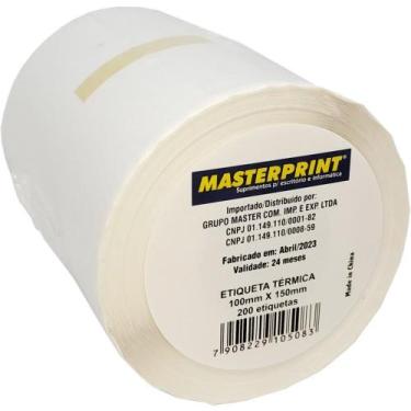 Imagem de Etiqueta Adesiva E-COMMERCE 100X150MM com 200 Unidades - Masterprint