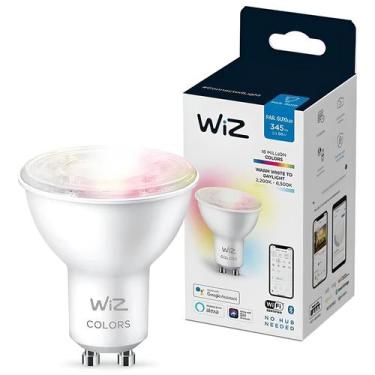 Imagem de Lâmpada Inteligente Led Wifi Rgb Dicroica GU10 110V WiZ, 110V, RGB