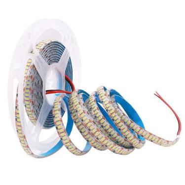 Imagem de Fita Led 2835 240Leds/m IP20  metros + Fonte Drive 6a 72w 12v Fina - L