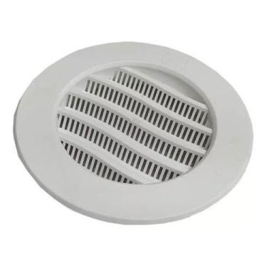 Imagem de Grade de Ventilação Redonda 100mm  Grelha com Tela - Joinsul
