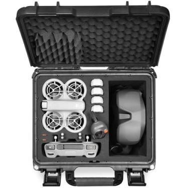 Imagem de Lekufee Estojo De Transporte Rígido À Prova D'Água Para Dji Neo Drone, Dji Neo Motion Fly More Combo, Dji Goggles N3/3/2/Integra, Dji Rc 2, Dji Rc N3/N2, Dji Rc Motion 3/2 E Acessórios (Somente Esto