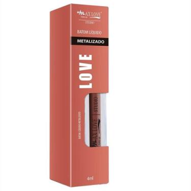 Imagem de Max Love - Batom Líquido Metalizado - Cor 775