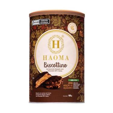 Imagem de Biscottino com Chocolate 56% Haoma Linha Stevia 168G