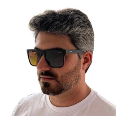 Imagem de Óculos De Sol Masculino Quadrado Grande Original Finoti Uv400 Inverno 