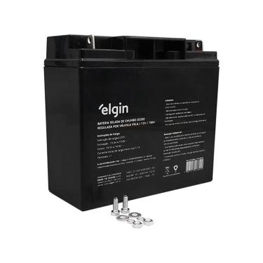 Imagem de Bateria Selada Elgin, P/ Nobreak, Vrla, 12v 18ah - 82314