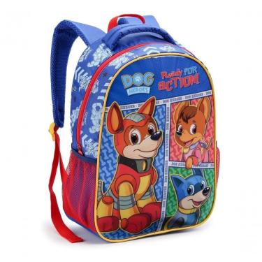 Imagem de Mochila Costa Escolar Menino Patrulha Canina Dog Heroes Infantil Seanite