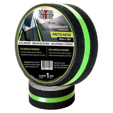 Imagem de Fita Antiderrapante 50 Mm X 30 Metros - Faixa Fotoluminescente