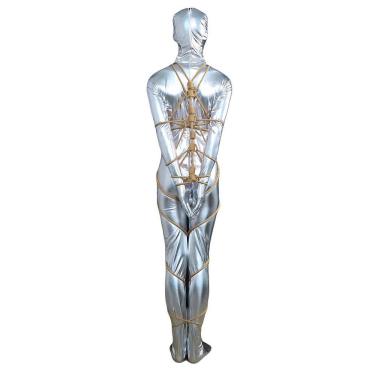 Imagem de Corda Trançada Shibari Coleção Fetiche Lovetoys - Bege, Unico