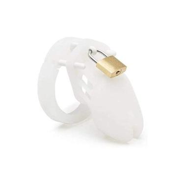 Imagem de Cinto De Castidade 100% Silicone Christopher - Lovetoys - Branco