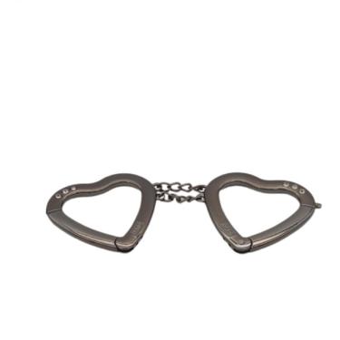 Imagem de Algemas De Coracao Onix Hard Prata