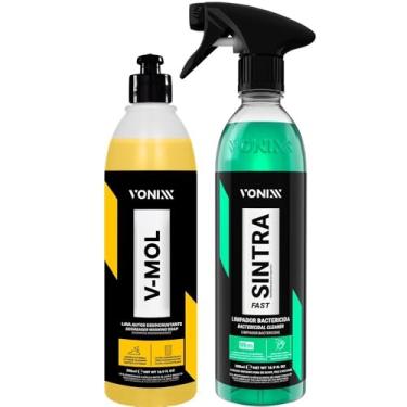 Imagem de Kit Lavagem Automotivo Shampoo V-Mol 500ml Vonixx Sintra Fast 500ml Vonixx