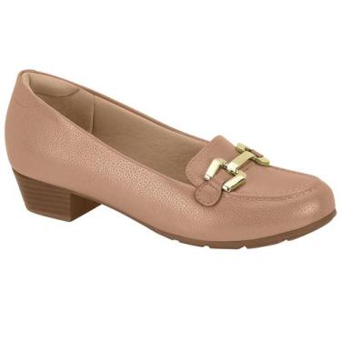 Imagem de Sapato Modare 7032.542 Scarpin Salto Bloco, 38, Nude