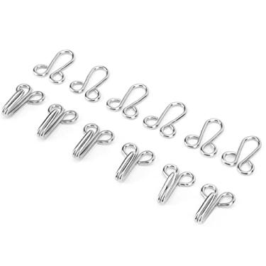 Imagem de 10 PCs Bronze Fur Coat Hook Fixadores para Sobretudo e Roupas íntimas (Corrigido com 2,8 cm de diâmetro de colarinho)