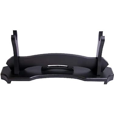 Imagem de CNLQ Montagem De Suporte Para Katana - Espada Samurai Preto Exibição Em Rack Katana, Wakizashi, Tanto