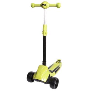 Imagem de Patinete Infantil Scooter 3 Rodas Dobrável Com Led E Som - Tesla Store