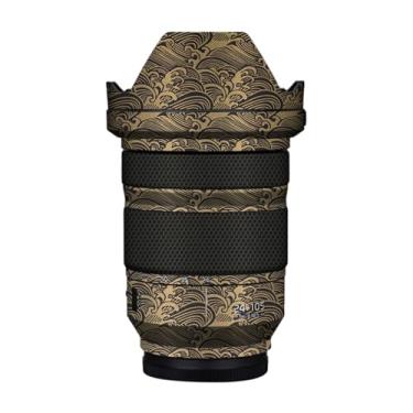 Imagem de Skin Lens Camera Skin Wrap Vinil Protetor Adesivo Acessórios de Fotografia para Panasonic Lumix S 24-105 mm F4 24 105 (Ouro Onda)
