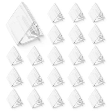 Imagem de 24 Pcs Plastic Game Piece Card Stands Holder Transparent Blank Card Holders for Playing Cards Game Cards Display Holders Board Games Pieces Stands for Price Tags Menus Labels Party Favor Supplies