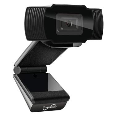 Imagem de Supersonic Webcam SC-940WC 1080p HD USB com microfone integrado, preta