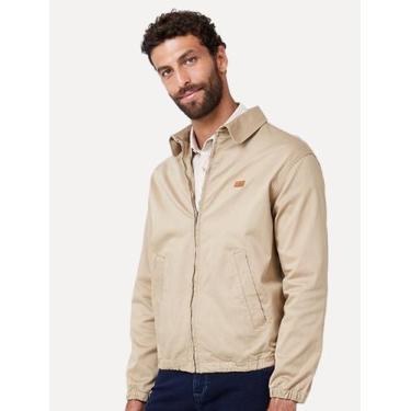 Imagem de Jaqueta Dudalina Masculina Sarja Madison Cáqui Médio, M/M