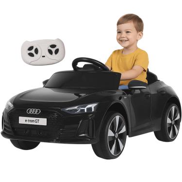 Imagem de Carro Elétrico Importway Audi E-Tron GT Preto 6V  Controle Remoto