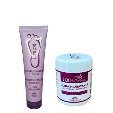 Imagem de Esfoliante Com Parafina 300ml e Ultra Hidratante Lore Pé