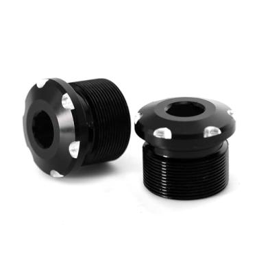 Imagem de Tampa superior do garfo dianteiro 3D para CRF110 CRF110F CRF125 CRF125F 2019-2024 (preto)
