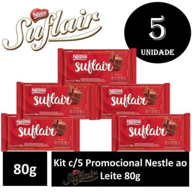 Imagem de Kit c/5 Promocional Nestle Suflair 80g