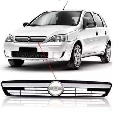 Imagem de Grade Radiador Corsa Montana 2006 2007 2008 2009 10 Cromado - Universo