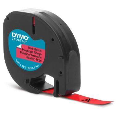 Imagem de Fita para Rotulador Eletrônico 12MMX4MTS Poliéster PTO/VERM - IMEX