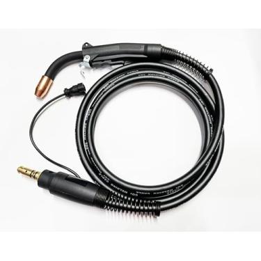 Imagem de USWELDWIRE Mig Gun para Tweco Fusion 180 3,6 m 8 pinos F180TA123035 (1017-1332) Conector real Tweco (pistola Mig de 3,6 m)