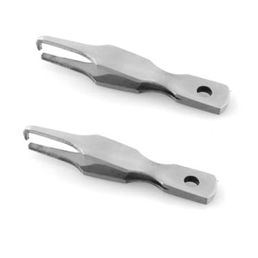 Imagem de ZYAMY 2 peças de alicate de pesca aberto de anel duplo de prata clipes de isca de aço inoxidável alicate abridor giratório externo acessórios de ferramentas de equipamento de pesca
