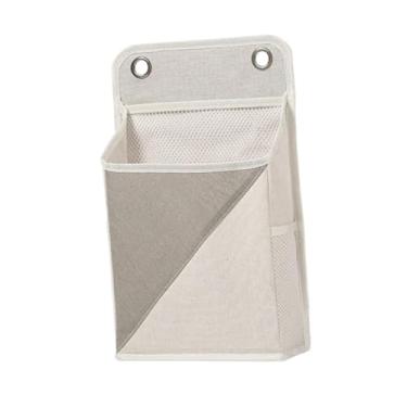 Imagem de Ｂｅｓｇａ Saco de armazenamento para pendurar na parede, cesto suspenso, resistente e versátil, organizador de dormitório para armário, apartamento e quarto, Cinza